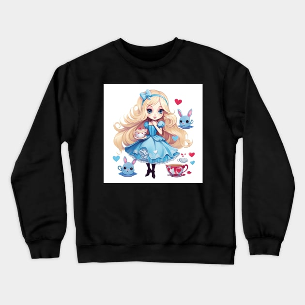 Alice in Wonderland Crewneck Sweatshirt by ComicsFactory